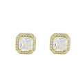 9mm Square Cluster Earrings