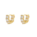 Tennis Hoop Earrings